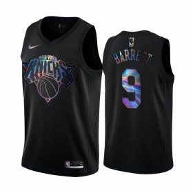 Män New York Knicks Tröja RJ Barrett 9 Iridescent HWC Collection Swingman